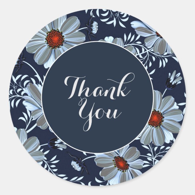 Adesivo Redondo Obrigado (Frente)