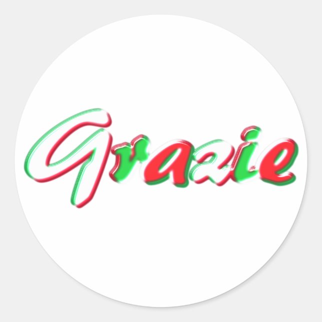 Adesivo Redondo Obrigado (Frente)