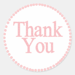 Adesivo Redondo Obrigado