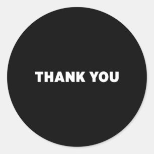 Adesivo Redondo Obrigado