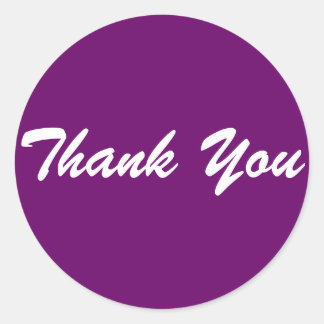 Adesivo Redondo Obrigado