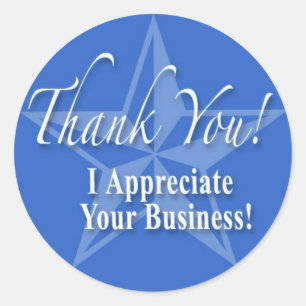 Adesivo Redondo Obrigado!