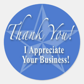 Adesivo Redondo Obrigado!