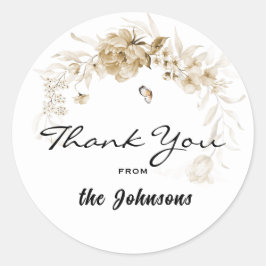 Adesivo Redondo Obrigado, 1,5 na Sepia Envy ou Favor do Chá (20)