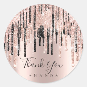 Adesivo Redondo Obrigado A Dar O Nome 16º Gotas De Rosa De Brida 