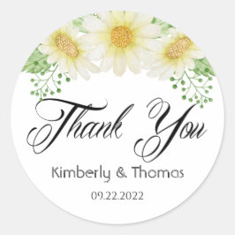 Adesivo Redondo Obrigado A Favor Do Clássico Vinheta Redonda