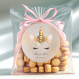 Adesivo Redondo Obrigado Aniversário Clássico Redondo