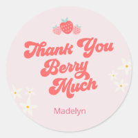 Obrigado Berry Muita Morango Rosa Clássica Ronda