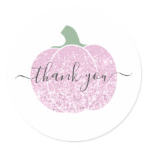 obrigado brilho brilho abóbora rosa rosa brilhante