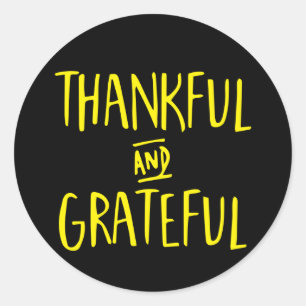 Adesivo Redondo Obrigado Casamento/Festa Preto E Amarelo