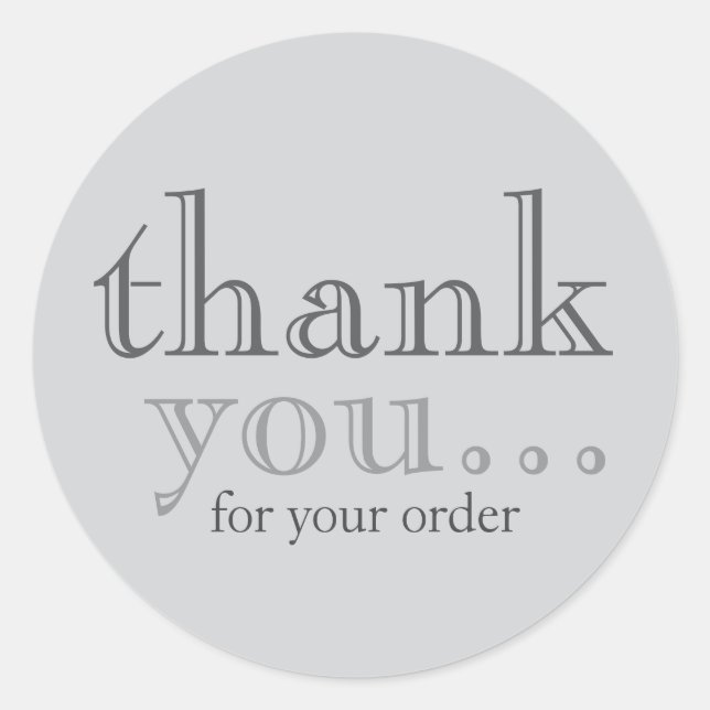 Adesivo Redondo Obrigado Cliente Comercial (Frente)