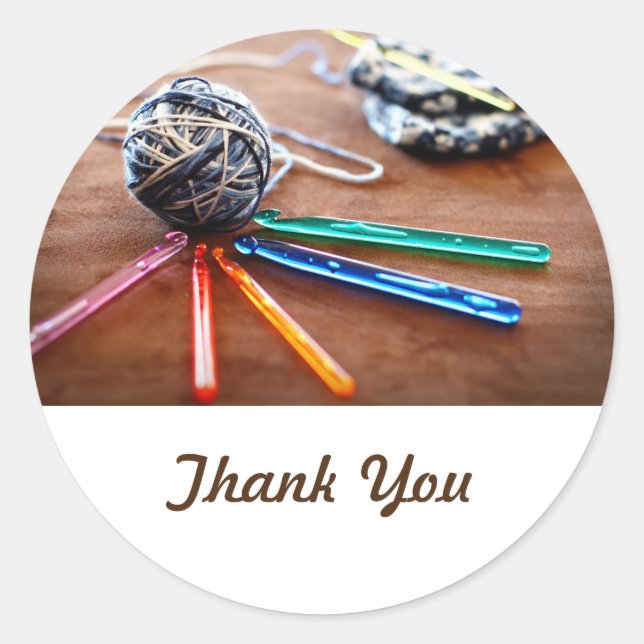 Adesivo Redondo Obrigado, colante (Frente)