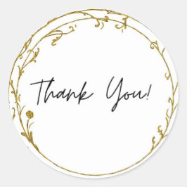 Adesivo Redondo Obrigado, colante