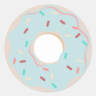 Adesivo Redondo OBRIGADO da celebração da ROSQUINHA VOCÊ etique