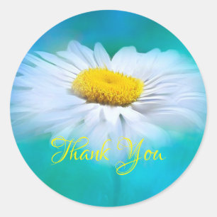 Adesivo Redondo Obrigado Daisy