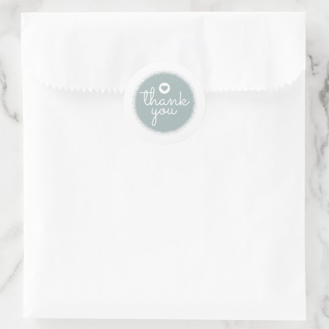 Adesivo Redondo Obrigado Envelope Seals Party Stickers (Bolsa)