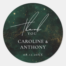 Obrigado Magia Ouro Verde Esmeralda Escuro