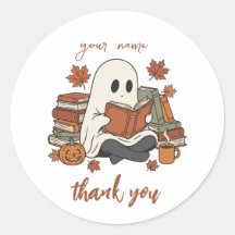 Obrigado pelo Halloween Fantasma Bonito e Literári