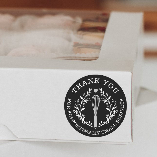 Adesivo Redondo Obrigado Pelo Logotipo Whisky Da Sua Empresa (Criador carregado)