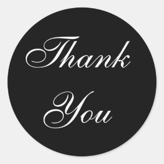 Adesivo Redondo Obrigado Pelo Presente