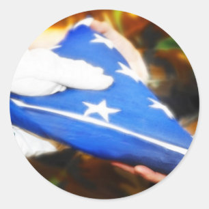 Adesivo Redondo Obrigado pelo seu serviço