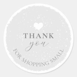 Adesivo Redondo Obrigado Por Comprar Um Pequeno Vinheta