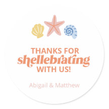 Obrigado por Shellabrating Seashell Starfish