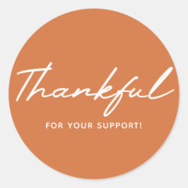 Adesivo Redondo Obrigado, Senhor Deputado.