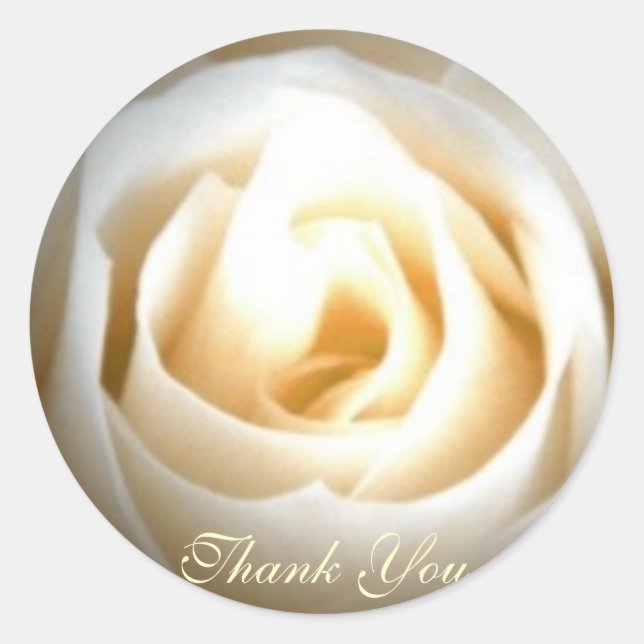 Adesivo Redondo Obrigado Sticker (Frente)