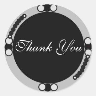 Adesivo Redondo Obrigado Sticker / Envelope Seal