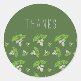 Adesivo Redondo Obrigado Sticker, vinheta de favor, selo de envelo