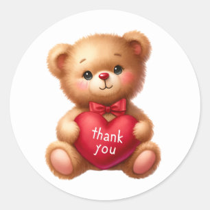 Adesivo Redondo Obrigado, Stickers