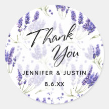 Obrigado Tipografia, Flores De Lavanda De Aquarela