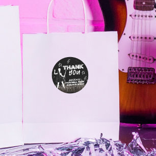 Adesivo Redondo Obrigado Última Turnê Punk Rock