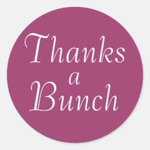 Adesivo Redondo Obrigado um punhal