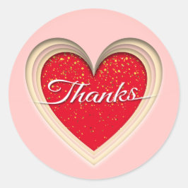 Adesivo Redondo Obrigados