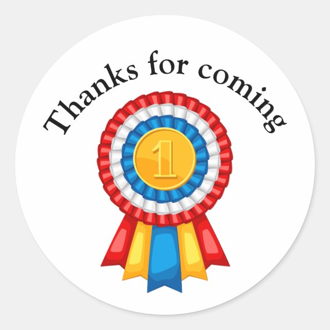 Adesivo Redondo Obrigados (Frente)