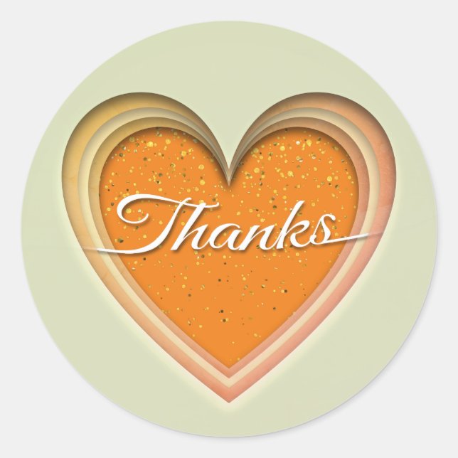 Adesivo Redondo Obrigados (Frente)