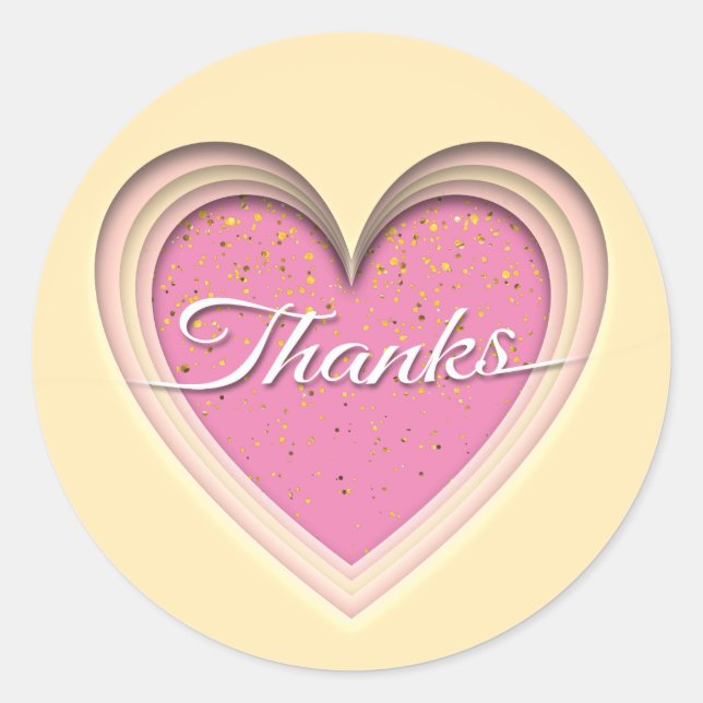 Adesivo Redondo Obrigados (Frente)