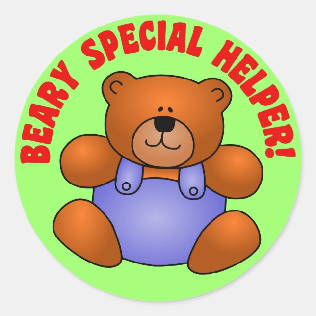 Adesivo Redondo Obrigados bonitos para um Voluntário Auxiliar Muit (Frente)