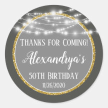 Obrigados Douradas De Aniversário Para As Marcas D