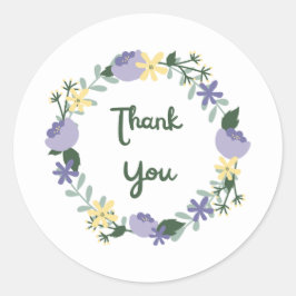 Adesivo Redondo Obrigados Stikers