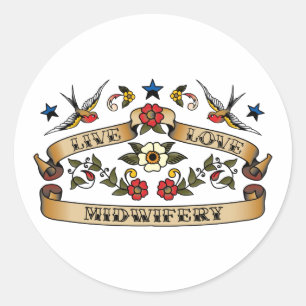 Adesivo Redondo Obstetrícia viva do amor