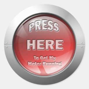 Adesivo Redondo Obter o meu autocolante