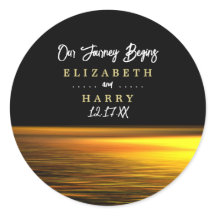 Oceano ouro, Casamento Elegante de Praia