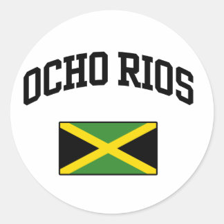 Adesivo Redondo Ocho Rios Jamaica