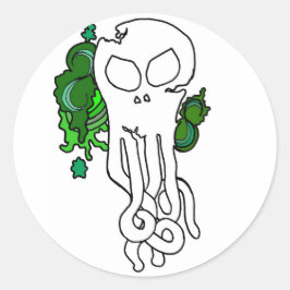 Adesivo Redondo Octo esverdeado