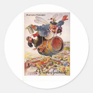 Adesivo Redondo Octoberfest 2