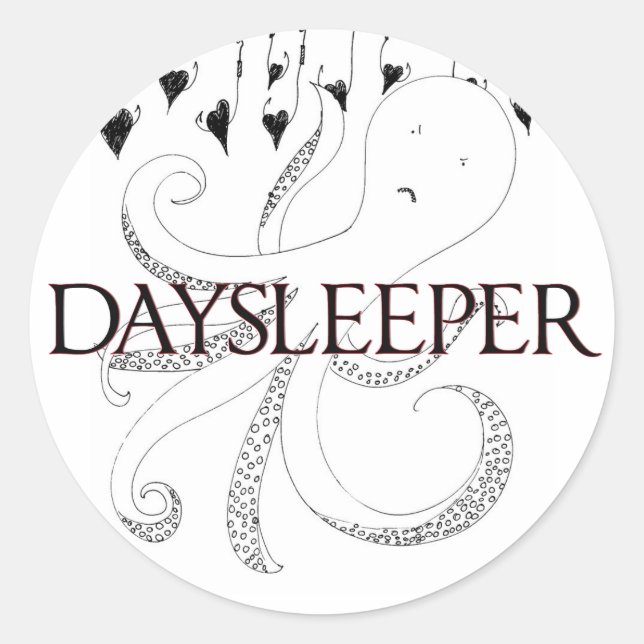 Adesivo Redondo Octopii (vinheta redonda) (Frente)