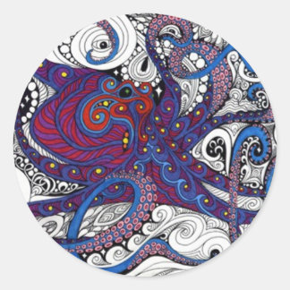 Adesivo Redondo octpus!